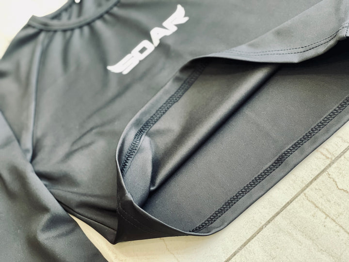 Athletic Crop Top Full Sleeves - Women