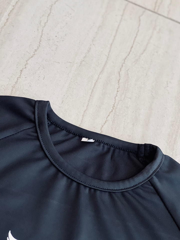 Athletic Crop Top Full Sleeves - Women